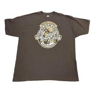 Pacific Island Handmade Lager Locals Favorite Pure Flavor T-Shirt Men's size 2XL